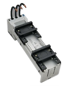 Foto: Sammelschienenadapter 32A, 2 Tragschienen
