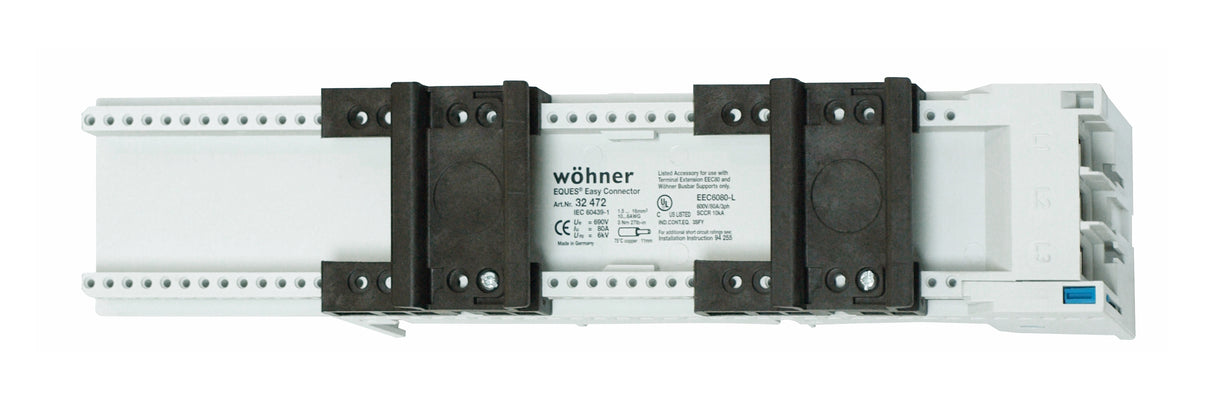 Sammelschienenadapter EEC 80A, 2 Tragschienen