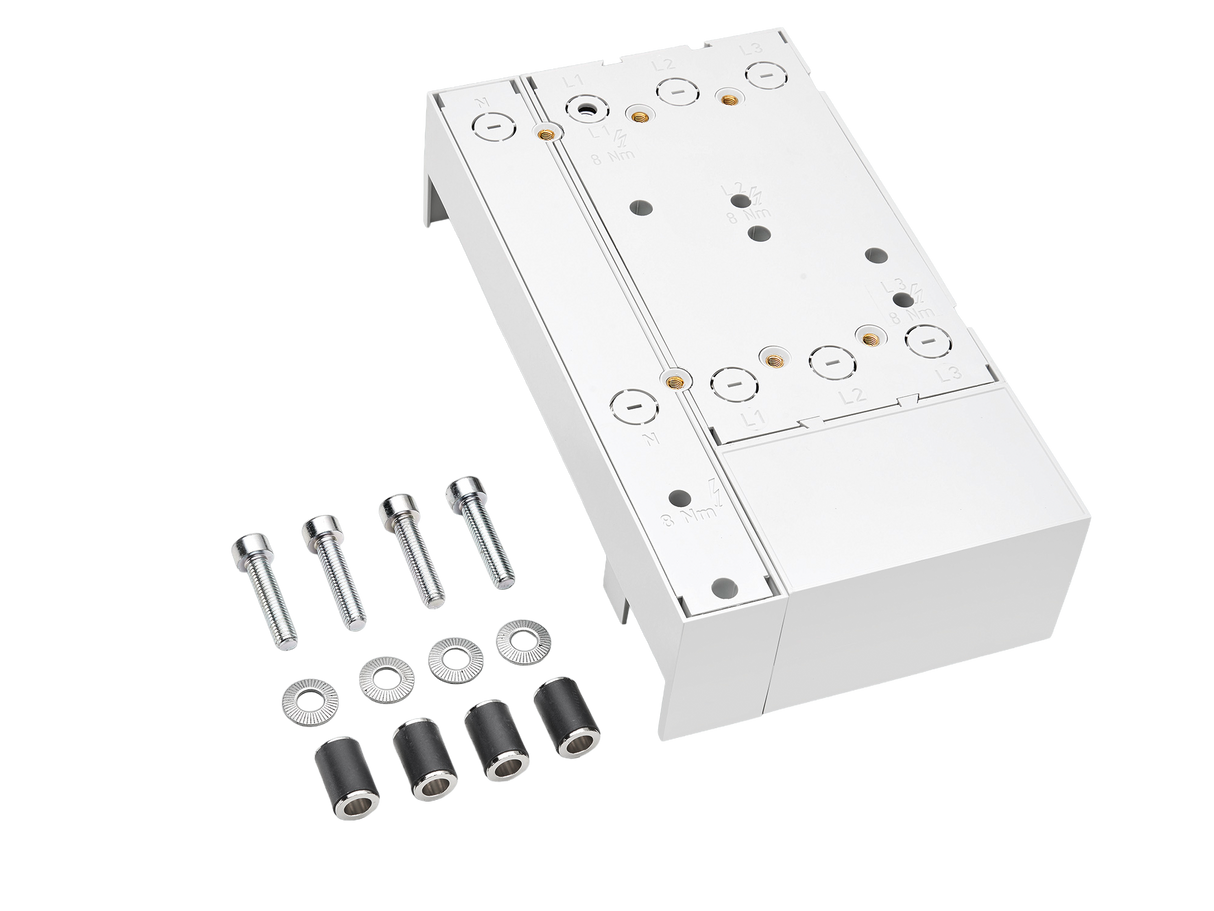 Sammelschienenadapter 250A, 4-polig, 140x251, N links