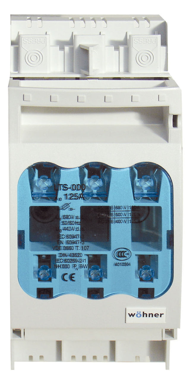 Foto: NH-Reitersicherungs-Lasttrenner, Größe 000, 125A