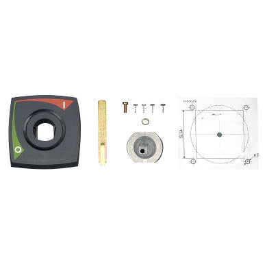 Foto: Türkupplungsdrehantrieb, Sichtblende grau f. LTS 250/400/630