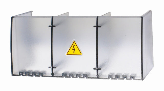 Foto: Anschlussraumabdeckung, oben und unten ansteckbar