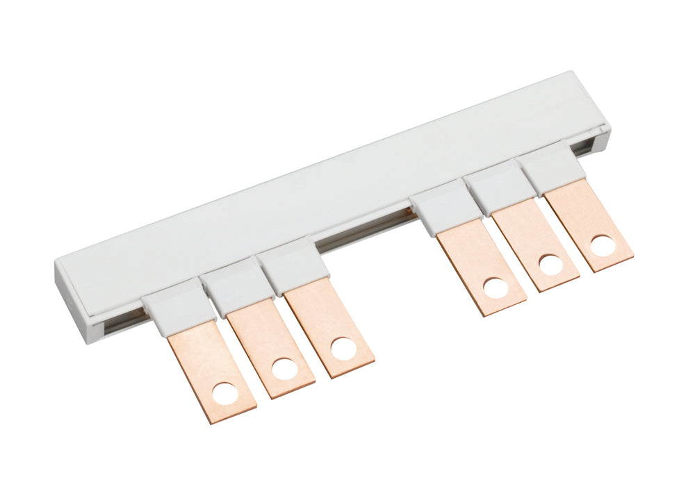 Foto: Kammschiene 3-polig Gr.00, 35mm², isoliert, für 2 NH Gr.00