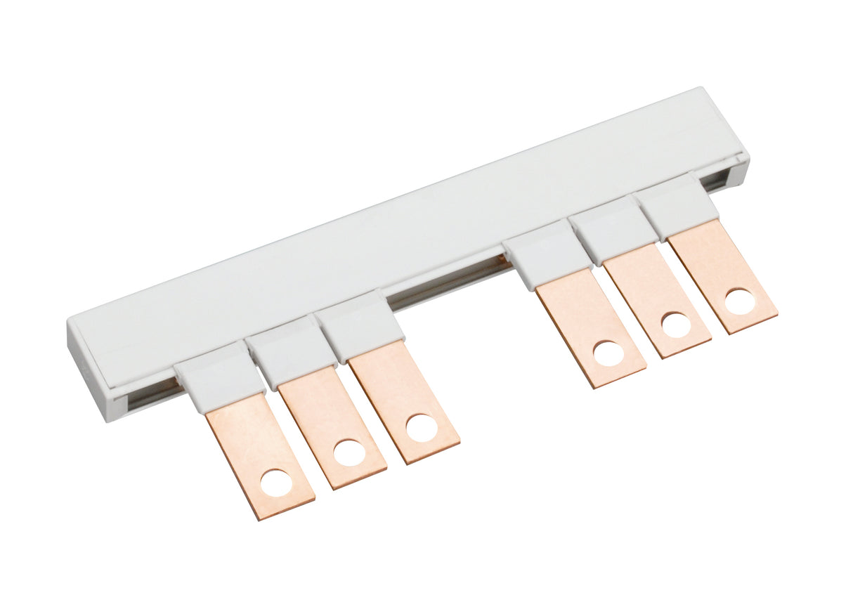 Foto: Kammschiene 3-polig Gr.00, 35mm², isoliert, für 2 NH Gr.00