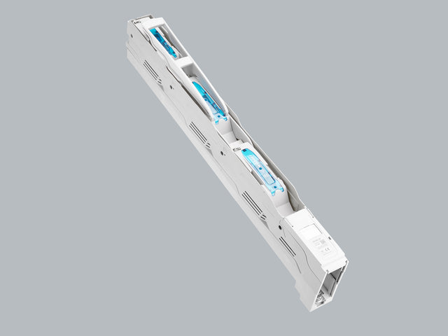 Foto: NH-Lastschaltleiste Größe 00, 160A, 185mm, flach, M8