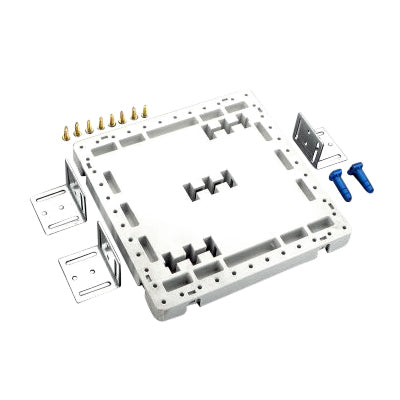 Foto: Schienenträger, 3-polig, mittig für Zentraleinspeisung