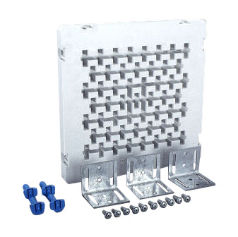 Foto: Schienenträger, 4-polig, mittig für Zentraleinspeisung