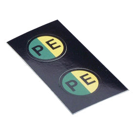 Foto: Bezeichnungsschild PE grün-gelb