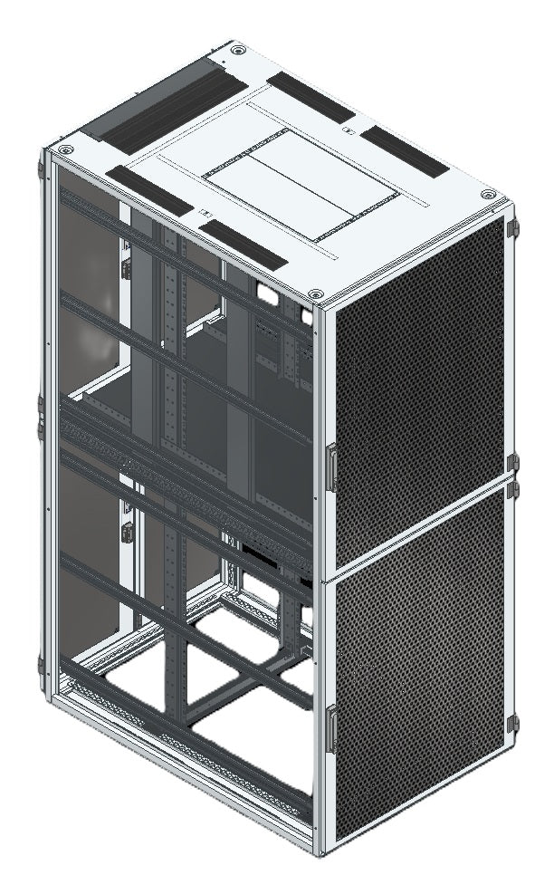 SORAX 19"Colocationrack 42HE, B=800xT=1.200xH=2.000mm