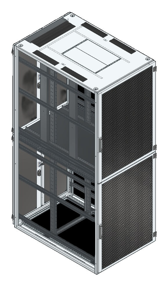SORAX 19"Colocationrack 47HE, B=800xT=1.200xH=2.200mm