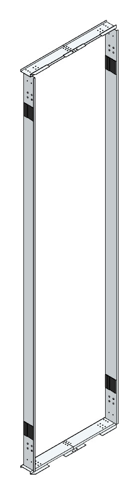 SORAX Luftabschottung, B=600 x H=2.200mm, RAL7035