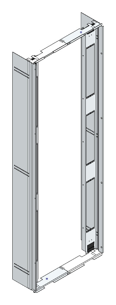 SORAX Luftabschottung, B=800 x H=2.200mm, RAL7035