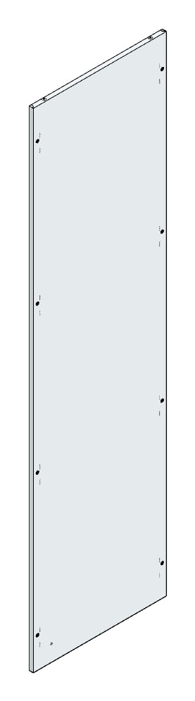 SORAX Rückwand IP54, B=600xH=2.200mm, RAL7035