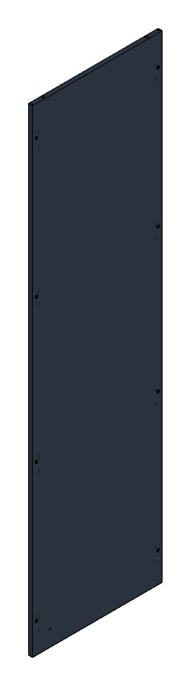 SORAX Rückwand IP54, B=600xH=2.200mm, RAL9005