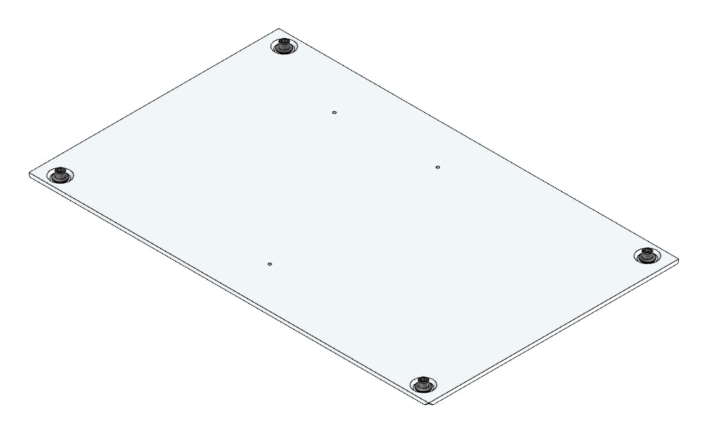 SORAX Dachabdeckung IP54, B=600xT=1.000mm, RAL7035