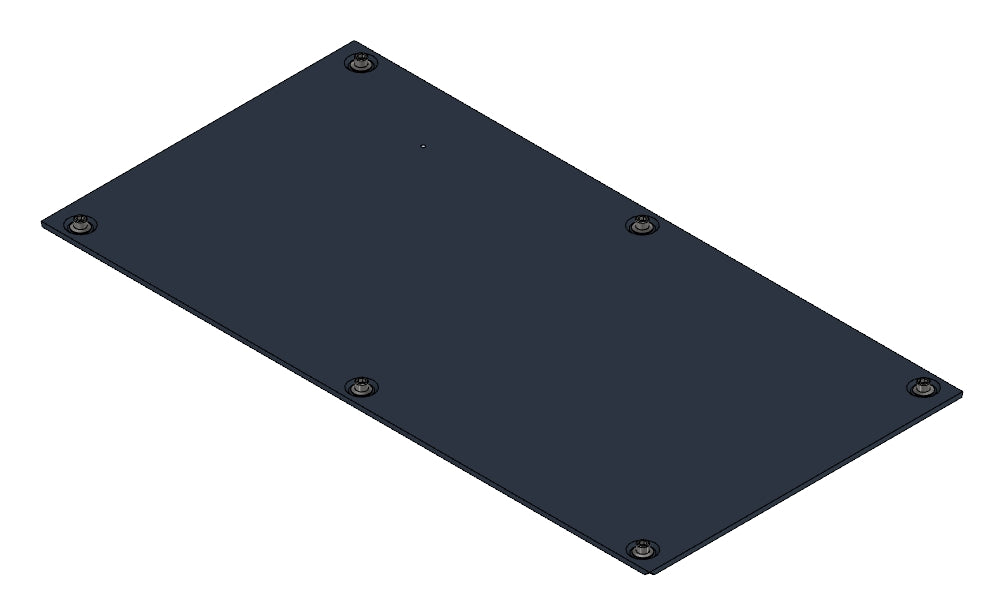 SORAX Dachabdeckung IP54, B=600xT=1.200mm, RAL9005