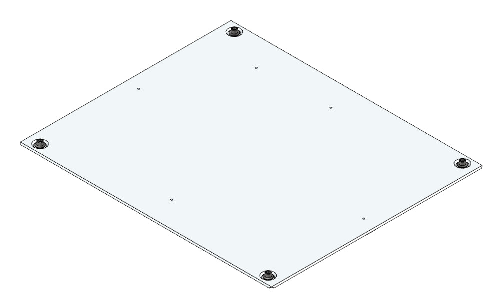 SORAX Dachabdeckung IP54, B=800xT=1.000mm, RAL7035