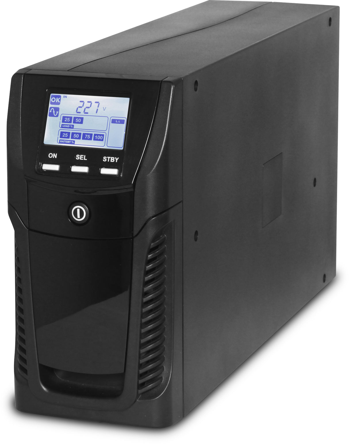 USV GENIO Flex Plus Tower 1100VA 880W 4 Min 1/1ph./Line-Int.