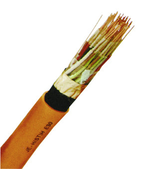 JE-H(ST)H 2x2x0,8 E30 orange, Installationskabel halogenfrei