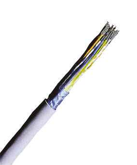F-YAY 2x2x0,6 grau, Installationskabel für Fernmeldeanlagen