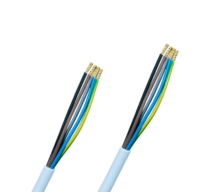 Herd Anschlusskabel H05VV-F 5G2,5, mit Aderendhülsen
