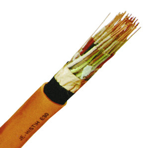 JE-H(ST)H 2x2x0,8 E30 orange, Installationskabel halogenfrei