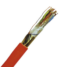 JE-H(ST)H 2x2x0,8 E90 BMK rot, Brandmeldekabel halogenfrei