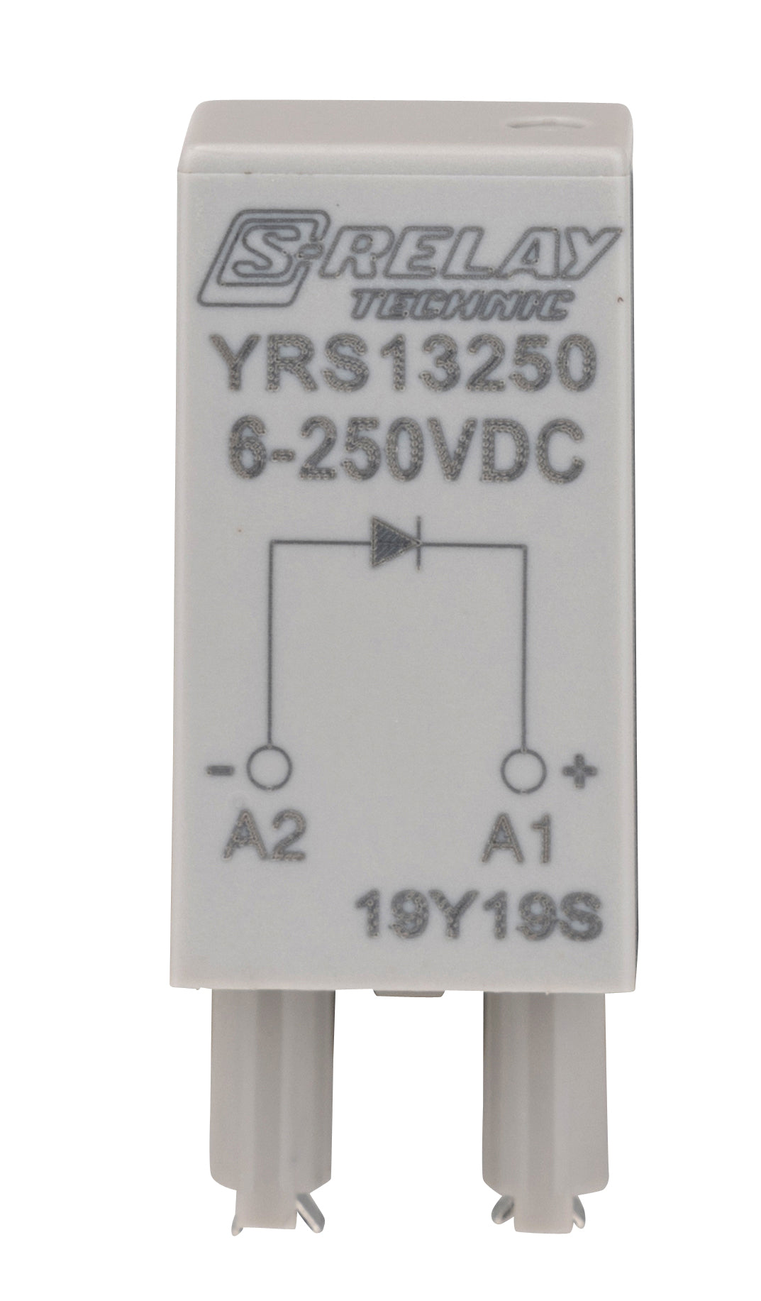 Freilaufdioden-Modul 6 - 250VDC, A1+ für S-Relay Sockel
