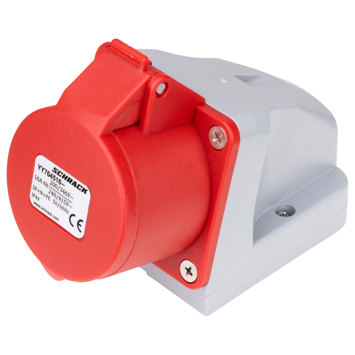 CEE-Wandsteckdose, 5-polig, 16A, 400V, IP44