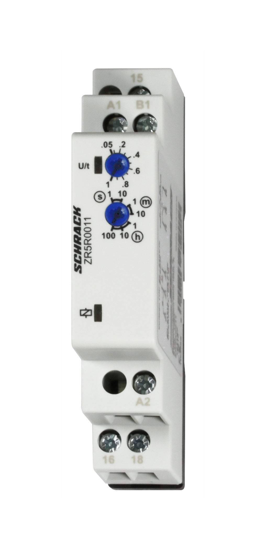 Monofunktionsrelais rfv., 24-240VAC/DC, 1 Wechsler, 8A/250V