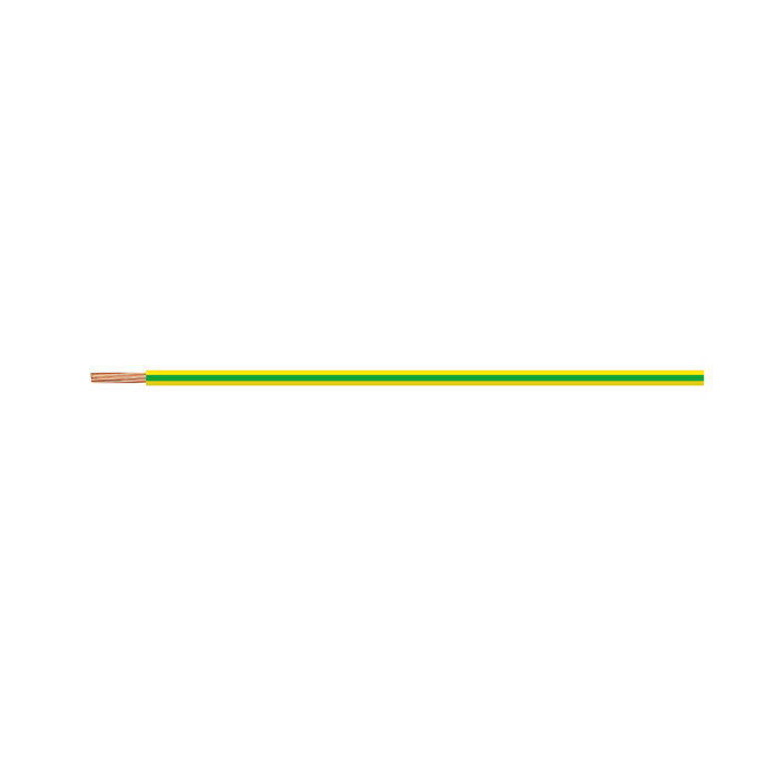 Aderleitung / Erdungskabel H07V-R 16 mm², grün-gelb, 100m Bund, mehrdrähtig