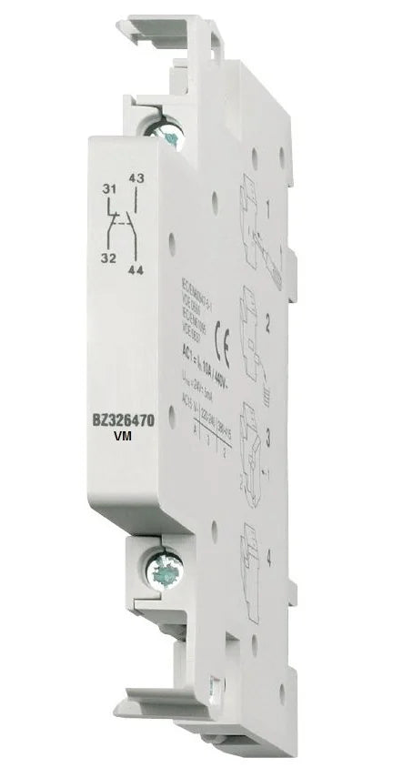 Hilfskontakt , 1S+1Ö 3A f. Inst.schütze BZ326...VM 0,5TE