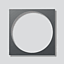SIEDLE Deckel Kst Türstat gr ACM 670-..., CMx 61x-..., BCMx 650-