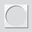 SIEDLE Deckel Kst Türstat ws ACM 670-..., CMx 61x-..., BCMx 650-