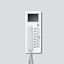 SIEDLE Haustelefon LAN AP PAL 88mm ws AHTV 870-0 WH/W 106x278x51mm