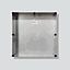 SIEDLE Gehäuse 1f UP si VA 446x446x175mm GU CL BF3 01 Diebstahlsich.integrb