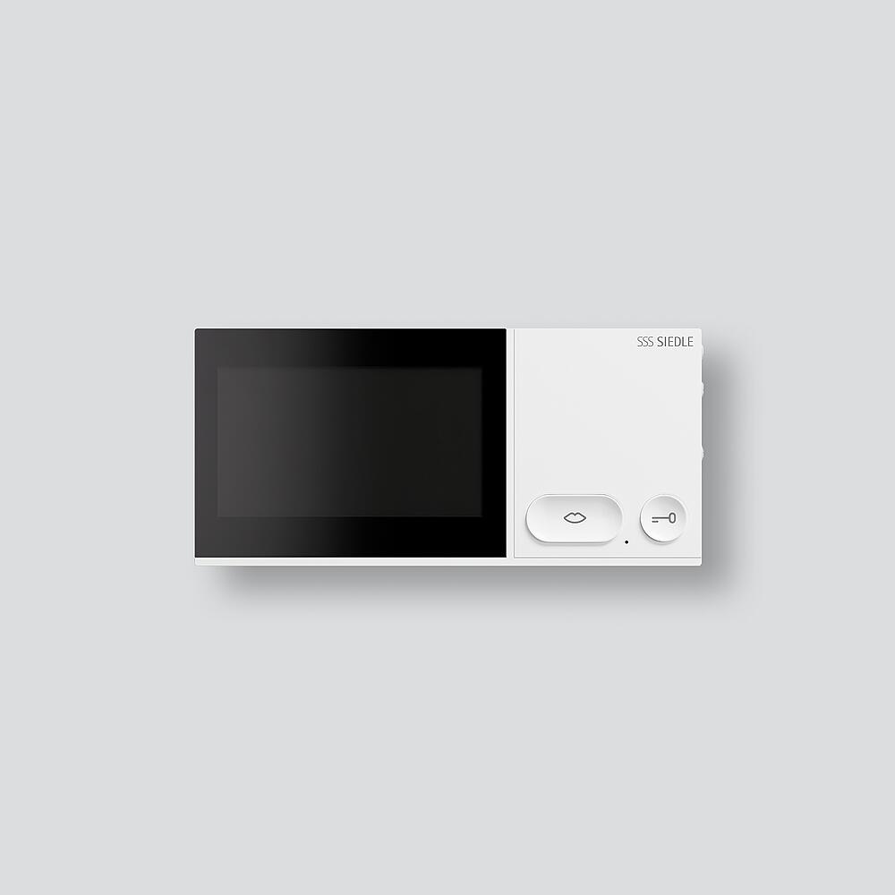 SIEDLE Haustelefon LAN AP PAL 109mm ws IQID-0 183x86x16,5mm Rufunterscheid