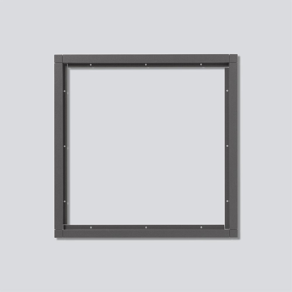 SIEDLE Rahmen-Türstation 9f UP gr alu KR 611-3/3-0 DG 331x331x15mm