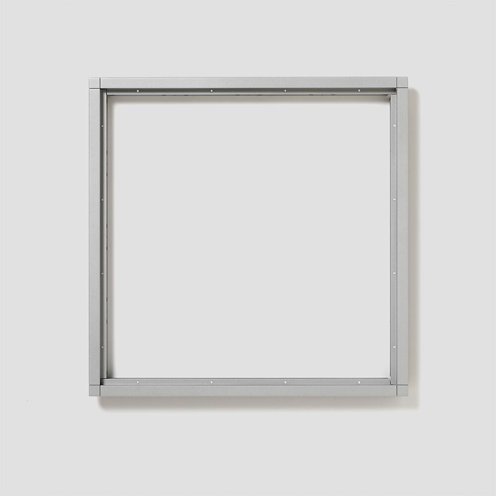 SIEDLE Rahmen-Türstation 16f UP si alu KR 611-4/4-0 SM 431x431x38mm