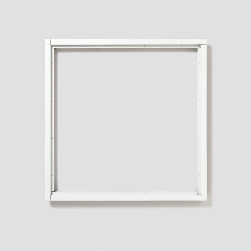 SIEDLE Rahmen-Türstation 16f UP ws alu KR 611-4/4-0 W 431x431x38mm