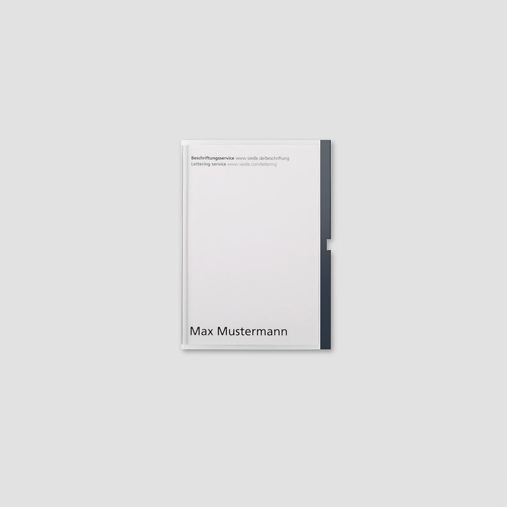 SIEDLE Namensschild Kst Türstat gr TM 612-1, BTM 650-01 AG