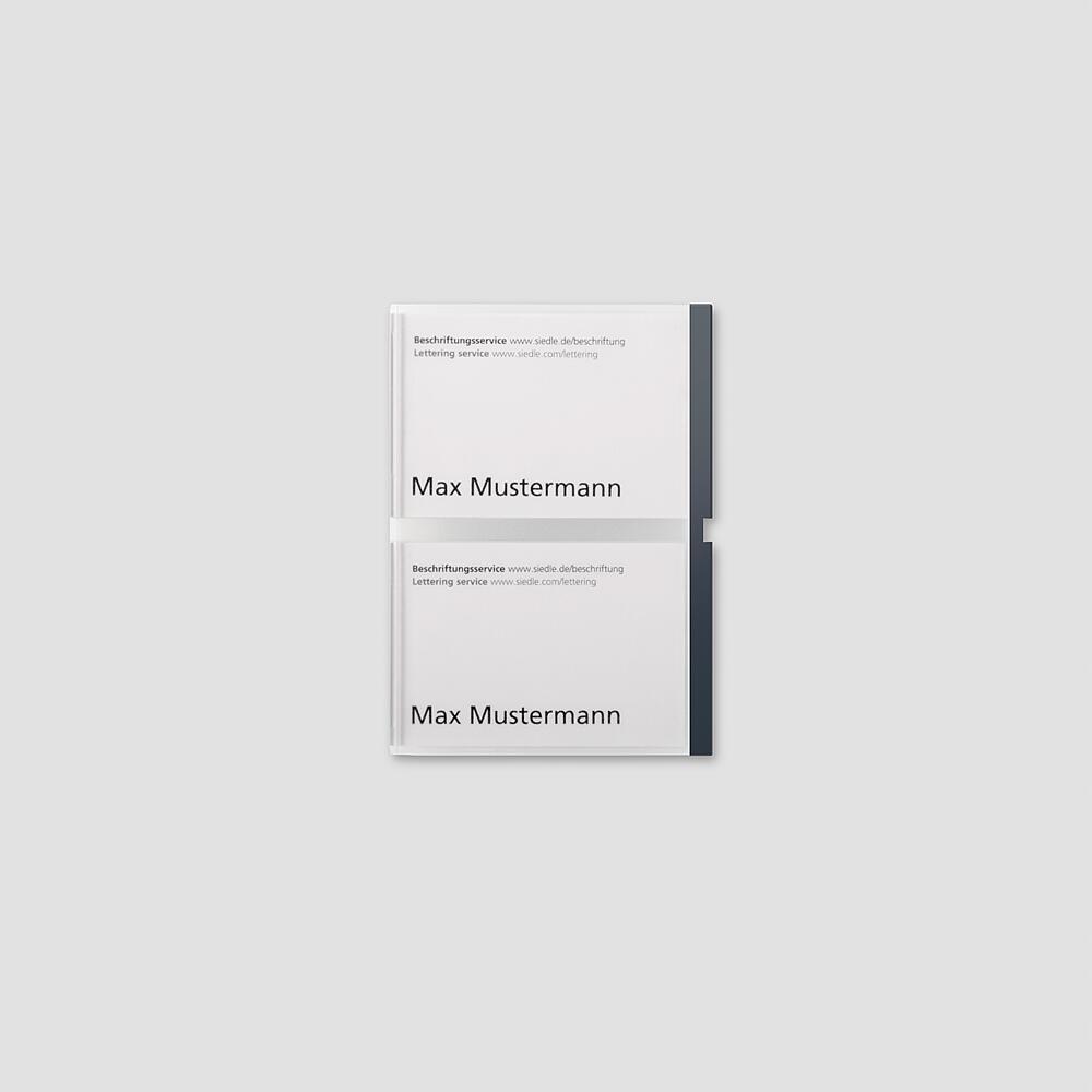 SIEDLE Namensschild Kst Türstat gr TM 612-2, BTM 650-02 AG
