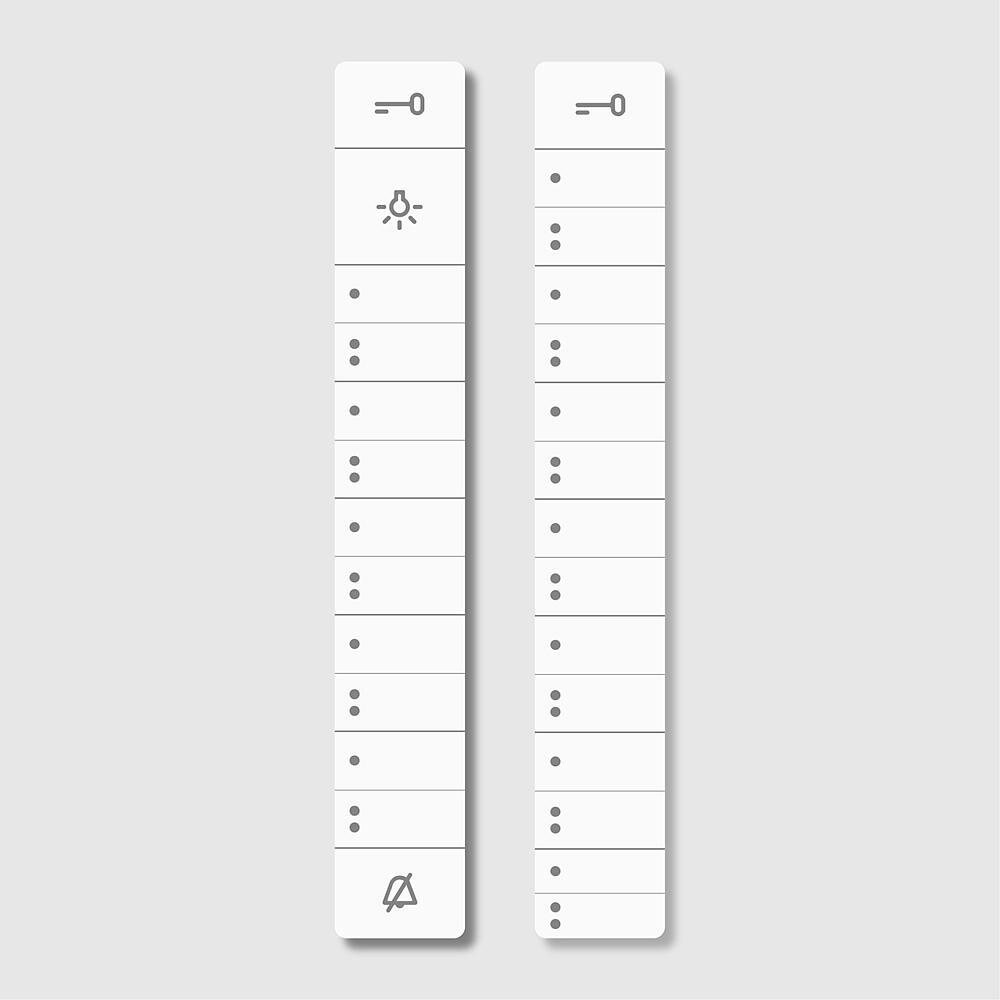 SIEDLE Schriftband ws BTC 850-...