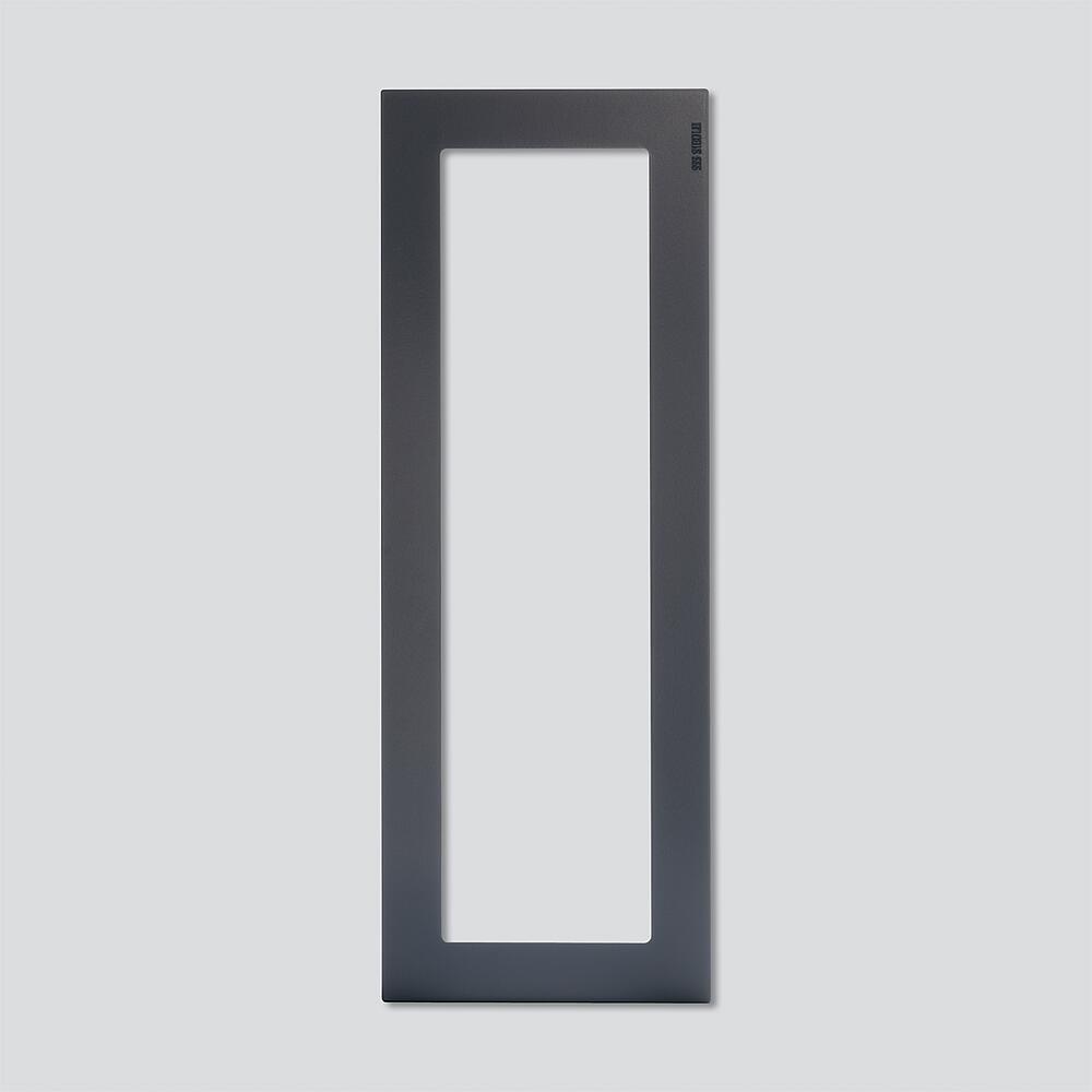 SIEDLE Putzblende 4f AP anthgr VA Vario VA/NB 611-4/1-0 AG 170x470x2mm
