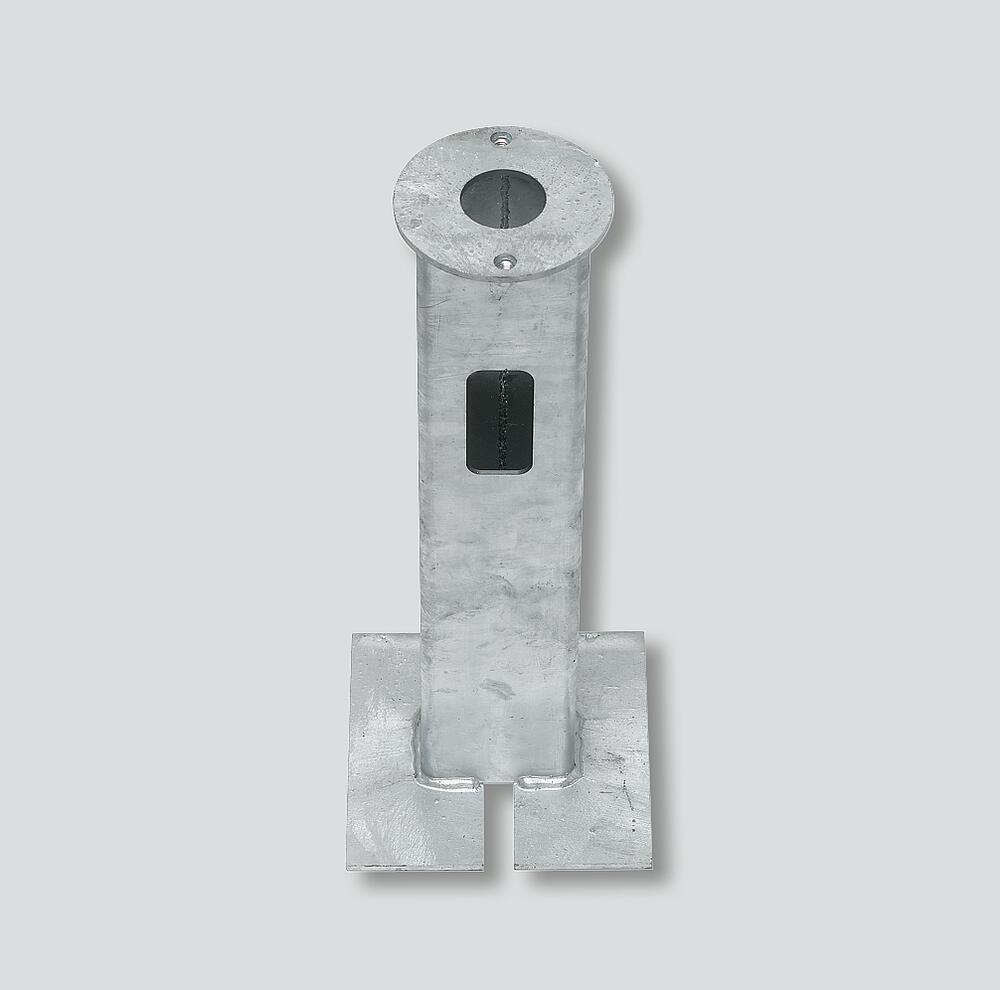 SIEDLE Briefkastenfuß Rechteck Stahlbl ZE/SR 611-0 500mm