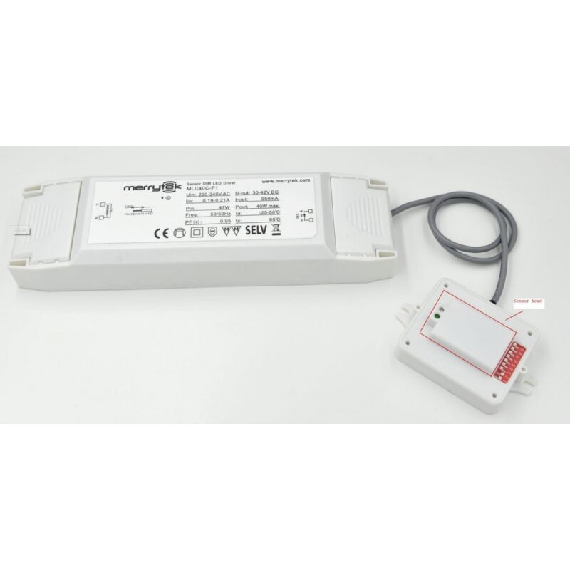 LED Netzteil CC 750mA 40W 30-50V inkl. Bewegungs- und Tageslichtsensor