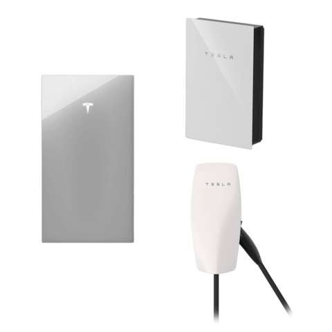 Tesla Powerwall 3 einphasig + Backup Gateway 2 + Wall Connector Gen 3