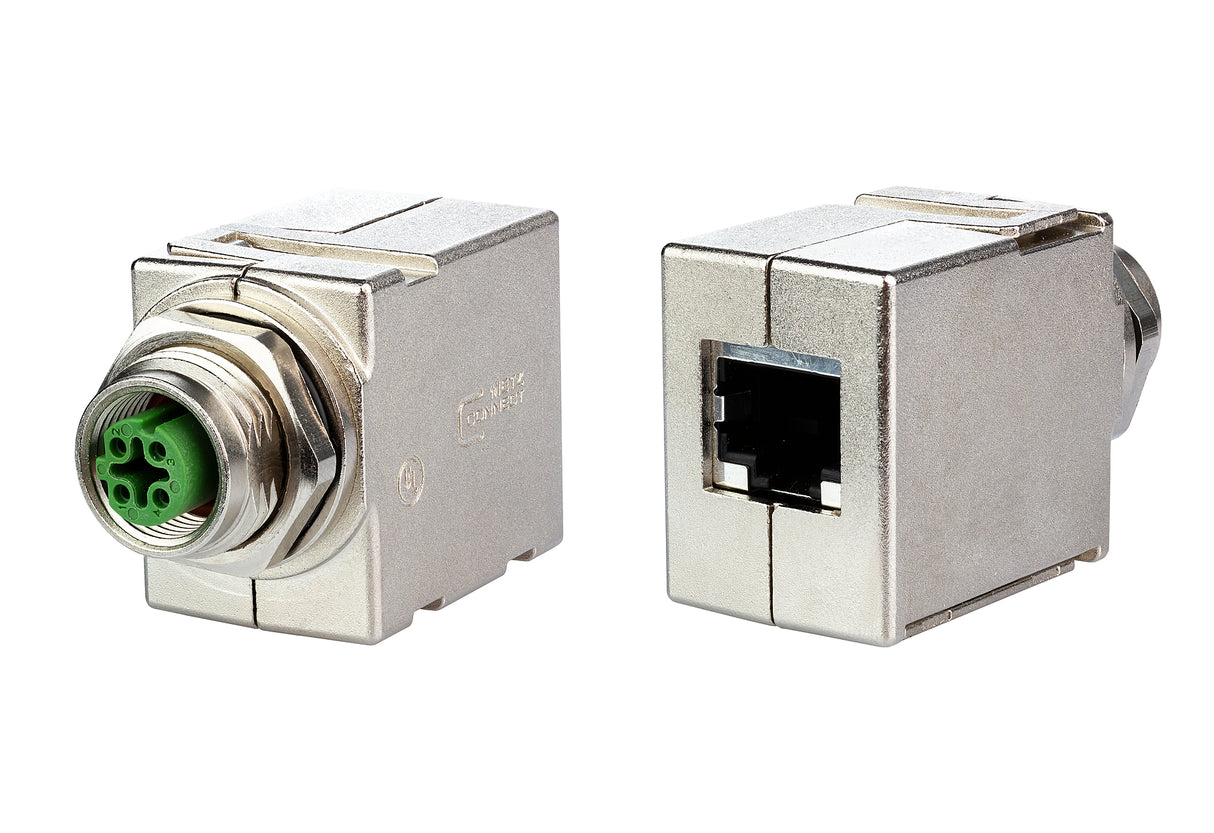 METZ CONNECT Modular-Kupplung 5 RJ45/M12 MWN811A115 Buchse/Buchse Schirm ger