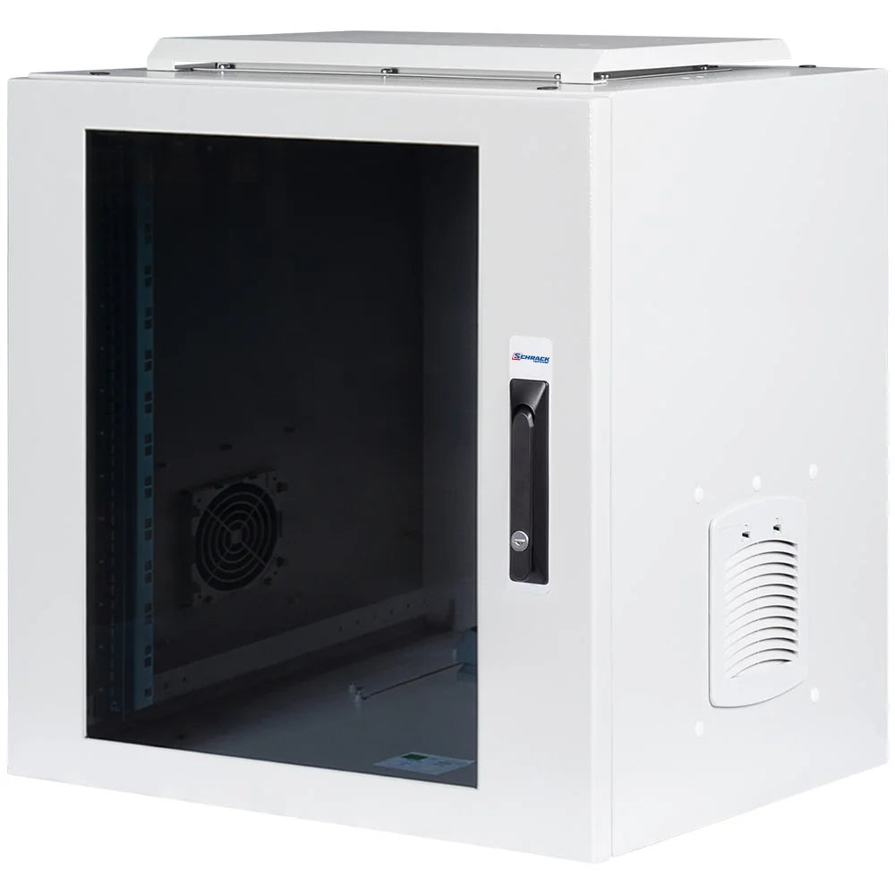 Netzwerk-Wandschrank IP55 Indoor, B600 H663 T450mm, 19" 12HE