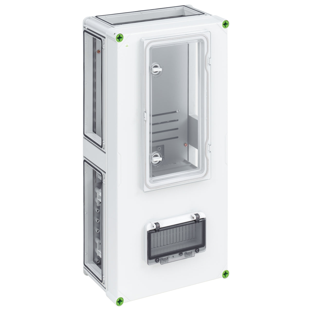SPELSBERG Zählergehäuse Aufb IP65 Kst GTZ 4-KK 320x640x179mm ET157mm Klappd